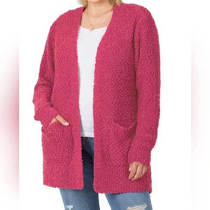 NWT Zenana long sleeve plus size sweater cardigan